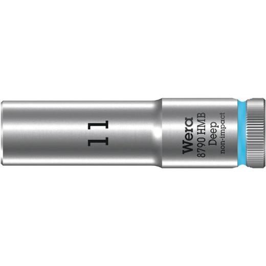 Steckschlüsseleinsatz 8790 HMB Deep 3/8 Zoll a6-KT.SW 11mm L.64mm WERA