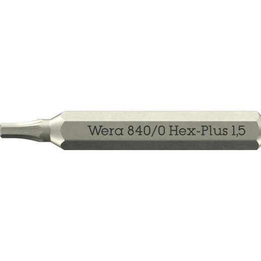 Bit 840/0 Micro 1,5 mm | Länge 30 mm | WERA | 10 Stück