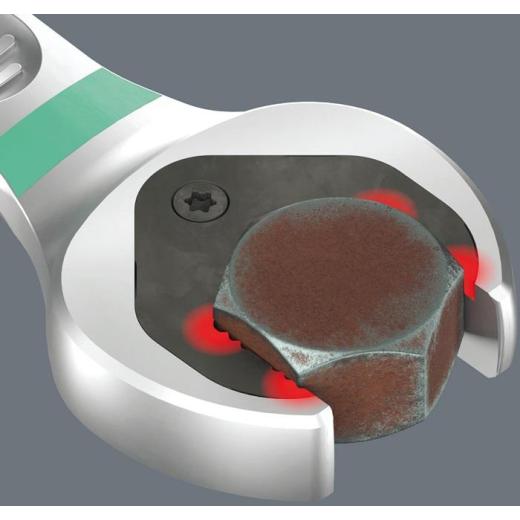 Maulringratschenschlüssel 6000 Joker Imperial SW 3/8 Zoll L159mm HF im Maul WERA