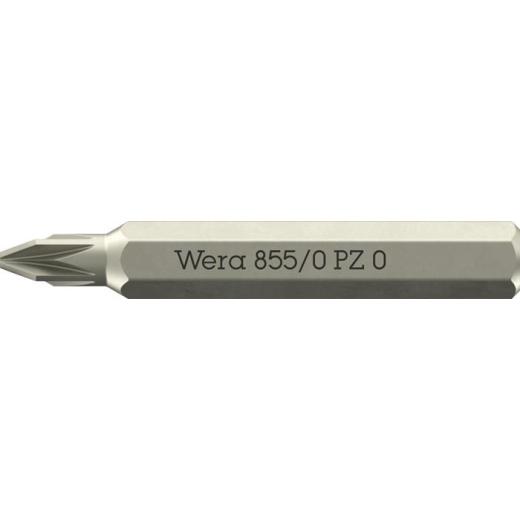 Bit 855/0 Micro PZ 0 | Länge 30 mm | WERA | 10 Stück