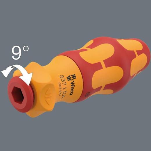 Handhalter 837 i RA VDE Gesamt-| Länge 115 mm | 9 mm | WERA