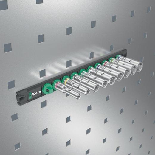Steckschlüsseleinsatzset Deep 1 9-tlg.Antr.10mm (3/8) Zoll WERA
