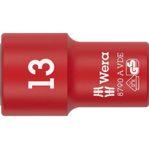 Steckschlüsseleinsatz 8790 A VDE 1/4 Zoll SW 13mm L.41mm WERA