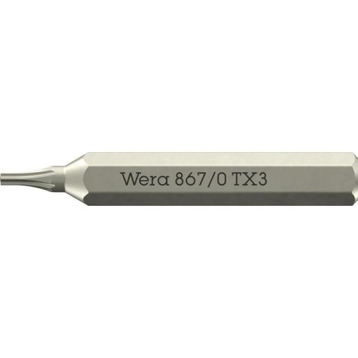 Bit 867/0 Micro TX 3 | Länge 30 mm | WERA | 10 Stück