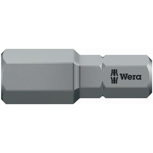 Bit 840/4 Z 1/4 Zoll 5/16 Zoll | Länge 25 mm | zähhart,HEX-Plus WERA | 10 Stück