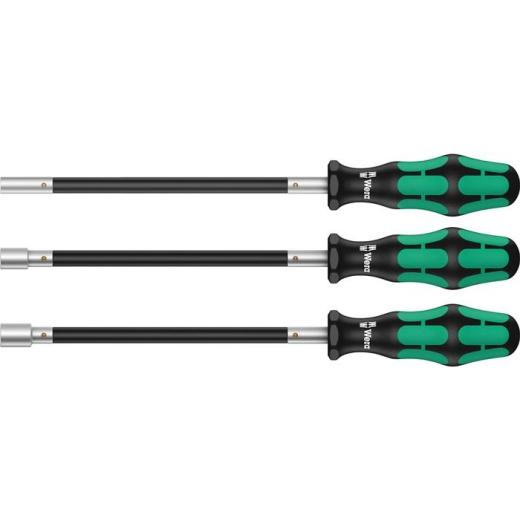 Schlauchklemmenschraubendrehersatz 391/3 3-tlg.Kraftform flex.WERA