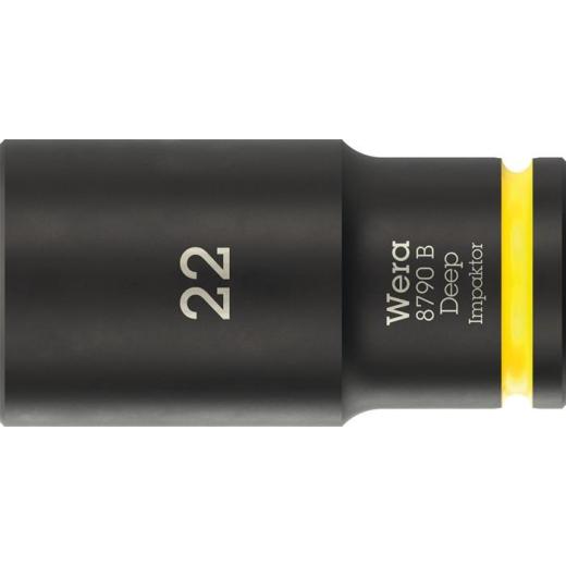 Steckschlüsseleinsatz 8790 B Impaktor Deep 3/8 Zoll 22mm L.63mm WERA
