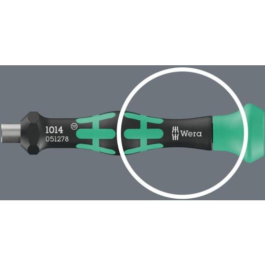 Bithandhalter 1014 Kraftform Micro Gesamt-| Länge 80 mm | WERA