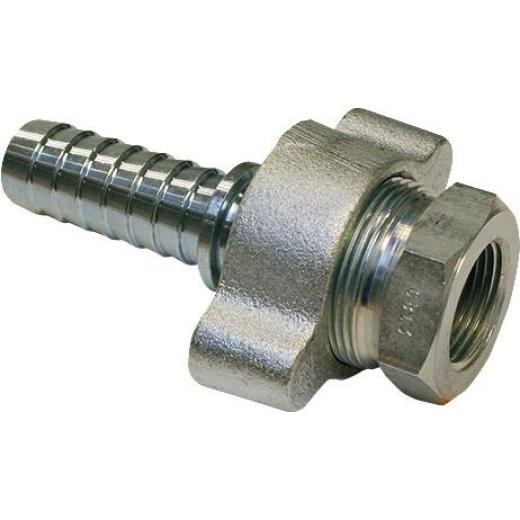 Dampfschlaucharmatur Boss Verz.Sta/Stahlguss Schl.-Gr.25mm IG 1 Zoll TEGUMA