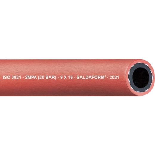 Acetylenschlauch SALDAFORM®/ROT 3256 ID 12,5mm Wandst.5,0mm AD 22,5mm | 50 Stück