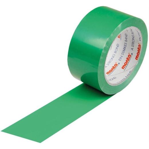Klebeband monta 250F Breite 50mm Länge 66m Stärke 57µ PVC grün leise MONTA | 36 Stück