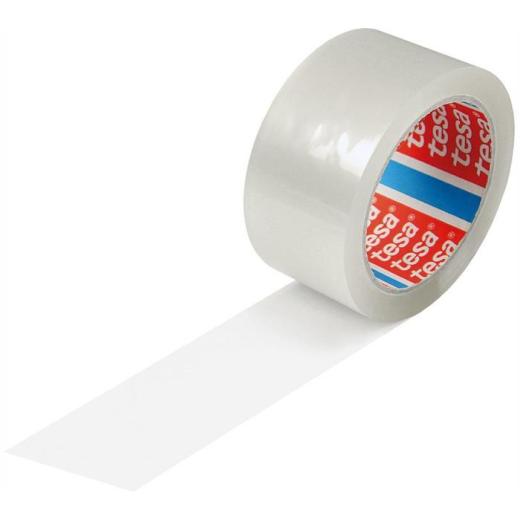Klebeband tesa 4024 Breite 50mm Länge 66m Stärke 52µ PP transparent leise TESA | 36 Stück
