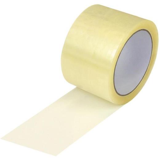 Klebeband Breite 75mm, Länge 66m, Stärke 45µ PP transparent Hotmelt-Kleber | 24 Stück