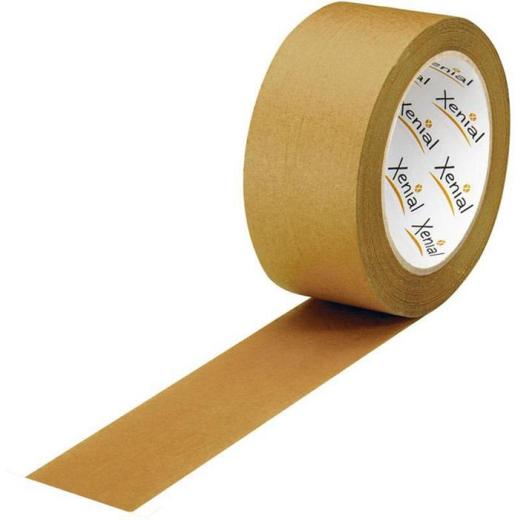 Klebeband Breite 50mm Länge 50m Stärke 130µ Papier braun XENIAL | 36 Stück