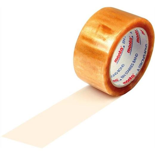 Klebeband monta 315 Breite 50mm Länge 66m Stärke 57µ PP transparent leise MONTA | 36 Stück