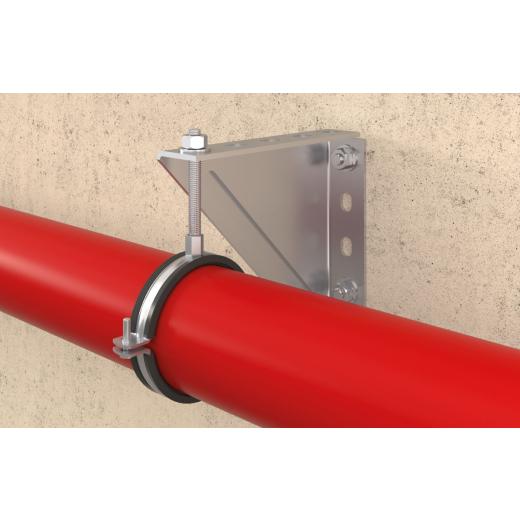 fischer Massivrohrschelle FRSM 124 - 129 M10/M12 | 20 Stück