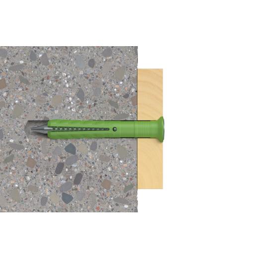 fischer Nageldübel N Green 6 x 40/10 S Senkkopf | 45 Stück