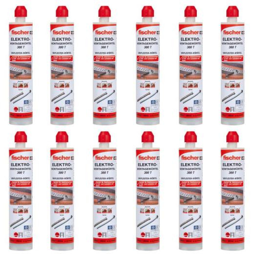 fischer Elektro-Montagemörtel 300 T | - 12 Stück