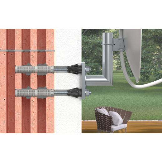 fischer Abstandsmontagesystem | TherMax 12/110 M12 gvz | 2 Stück