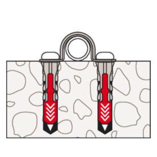 fischer - Befestigungsschelle BSM 20 | 50 Stück