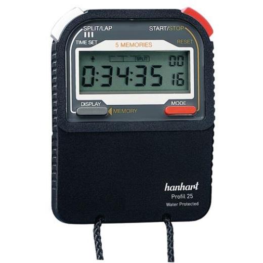 Stoppuhr Pro 25 1/100 Sek.dig.HANHART