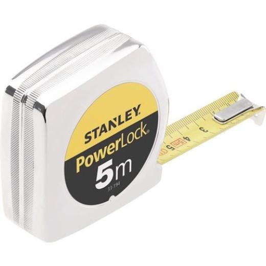 Taschenrollbandmaß PowerLock® L.5m B.19mm mm/cm EG II Ku.Automatic SB