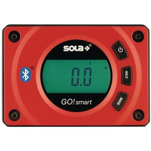 Digitaler Neigungsmesser GO! smart L.8cm PA,glasfaserverstärkt rot SOLA