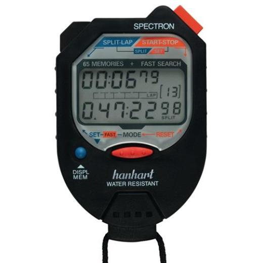 Stoppuhr Spectron 1/100 Min.1/100 Sek.dig.HANHART