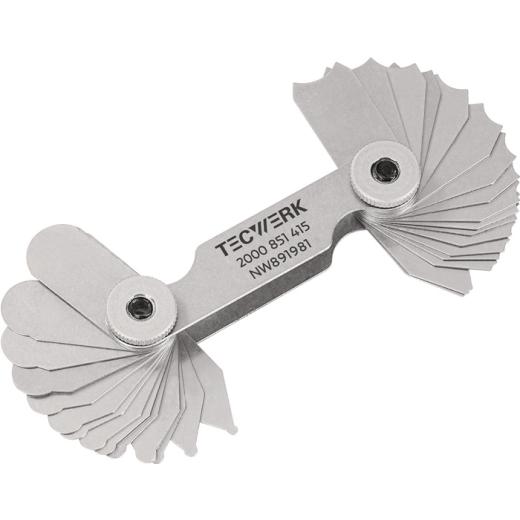 Radienschablone 7,5-15mm Bl.16 St.TECWERK