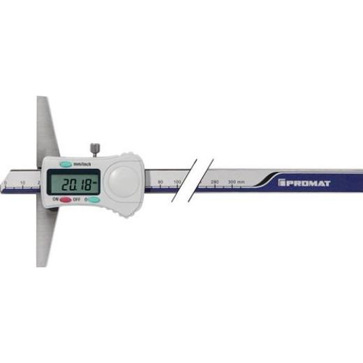 Tiefenmessschieber DIN 862 300mm dig.ger.Schiene PROMAT