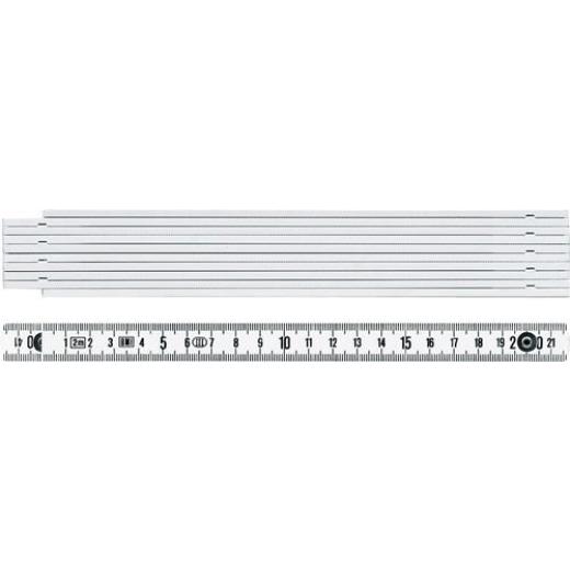 Gliedermaßstab 1041 L.1m mm/cm EG III Ku.weiß BMI