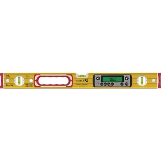 Elektronikwasserwaage TECH 196 DL 61cm Alu.gelb ± 0,5 mm/m ± 0,5 mm/m STABILA