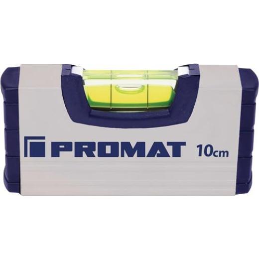 Wasserwaage 10cm Alu.silber ± 1,0 mm/m TECWERK