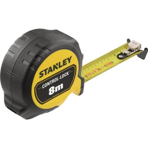 Taschenrollbandmaß Compact Pro L.8m B.25mm EG II (± 0,5 mm/m) STANLEY