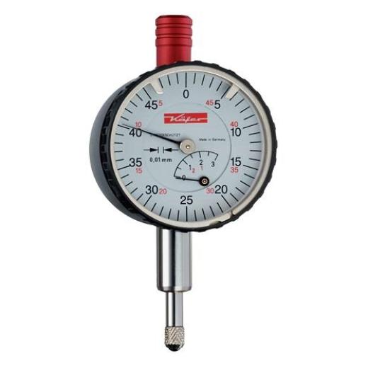 Kleinmessuhr KM4/5S 5mm Abl.0,01mm m.Stoßschutz KÄFER