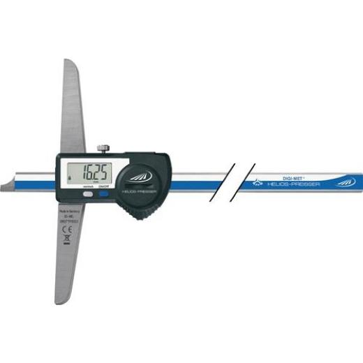 Tiefenmessschieber DIN 862 DIGI-MET IP67 200mm D.ausg.ger.Schiene H.PREISSER