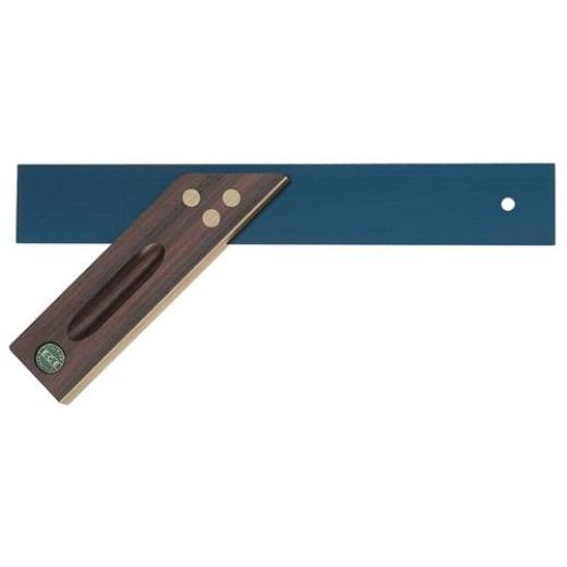 Präzisionsgehrungsmaß Schenkel-L.300mm m.Hohlkehle Palisanderholz ECE