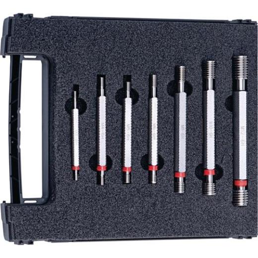 Grenzgewindelehrdornsatz 6H je 1 St.M3,M4,M5,M6,M8,M10,M12 f.M TECWERK