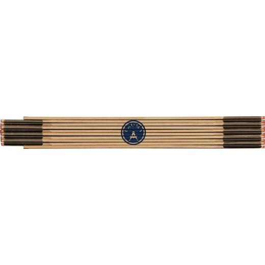 Gliedermaßstab B700 L.2m mm/cm III Glasb.natur BAUMA