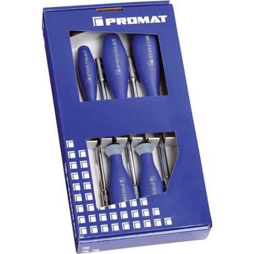 Sechskantsteckschlüsselsatz 5-tlg.3-Komponentenheft TECWERK