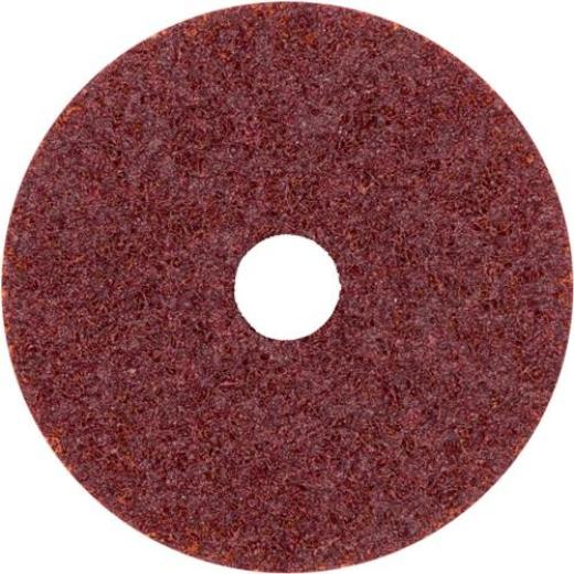 Vliesscheibe NDS 800 D.125mm medium 100 rotbraun m.Zentrierung KLINGSPOR | 10 Stück