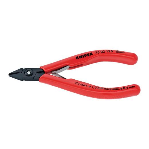 Elektronik-Seitenschneider L.125mm Form 1 Facette ja KNIPEX