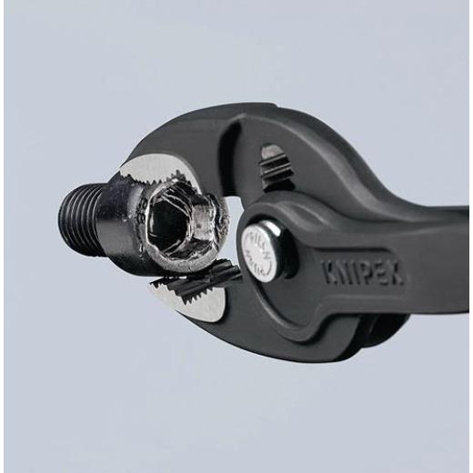 Frontgreifzange TwinGrip L.200mm pol.Comfort-Griff schwarz atram.KNIPEX