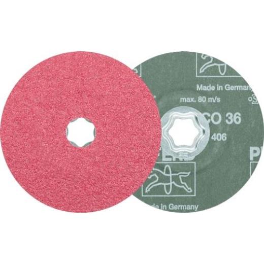 Fiberscheibe COMBICLICK CO D.125mm K.36 Stahl,Guss,Alu.Keramikkorn PFERD | 25 Stück