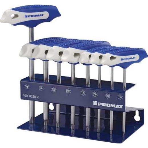 Schraubendrehersatz m.Quergriffen TX10-TX45 8-tlg.TECWERK