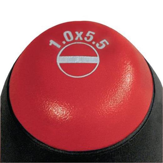 Schraubendreher 302 Schneiden-B.3mm Klingen-L.100mm Mehrkomponentengriff