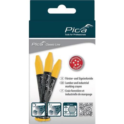 Förster-/Signierkreide Classic PRO 590 gelb papiert 12 St./Schachtel PICA