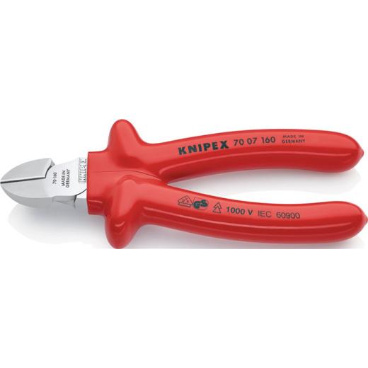 Seitenschneider L.160mm VDE tauchisol.KNIPEX