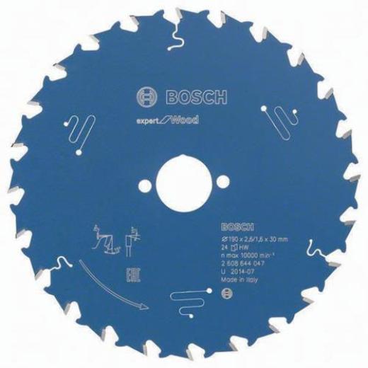 Kreissägeblatt Expert Wood AD 190mm Z.24 WZ Bohr.30mm Schnitt-B.2,6mm