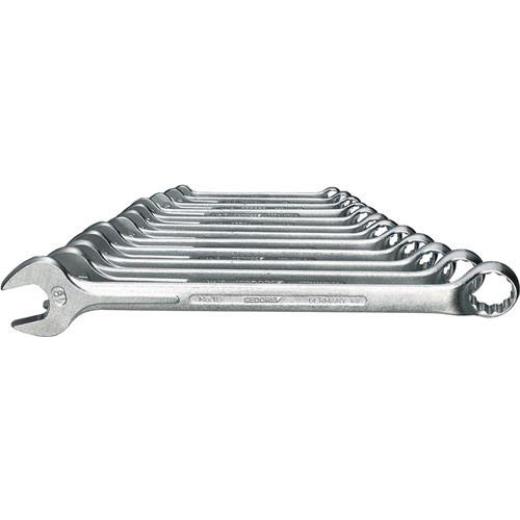 Ringmaulschlüsselsatz 1 B-017 17-tlg.SW 6-22mm Form B CV-Stahl GEDORE